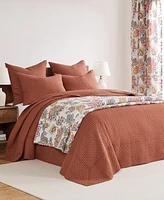 Levtex Cross Stitch Stitching 2-Pc. Bedspread Set, Twin/Twin Xl