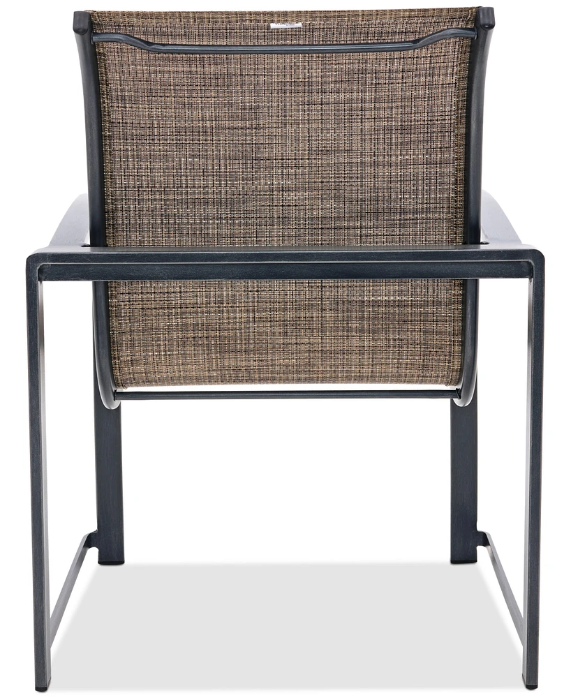 Wythburn Mix and Match Sleek Sling Outdoor Dining Chair, Created for Macy's