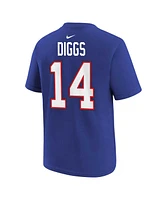 Preschool Boys and Girls Nike Stefon Diggs Royal Buffalo Bills Player Name and Number T-shirt