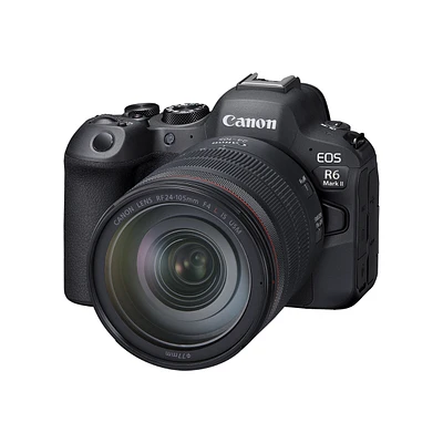 Canon Eos R6 Mark Ii Mirrorless Camera with Rf 24-105mm f/4 L Is Usm Lens, Black