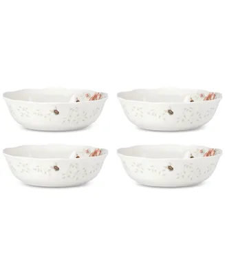Lenox Butterfly Meadow Soup Bowls, Set of 4