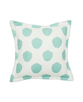 20" x 20" Surf Dot Printed Throw Pillow