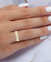 Cubic Zirconia Multi-Cut All-Around Eternity Band