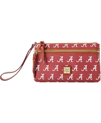 Women's Dooney & Bourke Alabama Crimson Tide Signature Double-Zip Wristlet