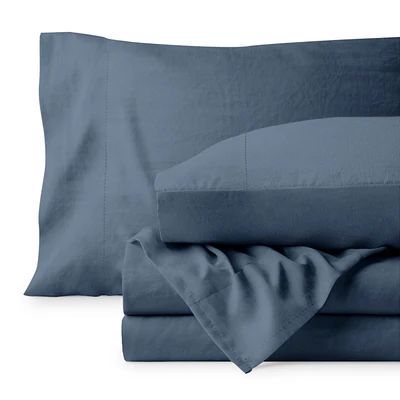 Bare Home Ultra-Soft Sandwashed Microfiber Sheet Set King