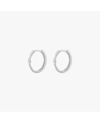 Sterling Silver Hannah Tangled Hoop Earrings