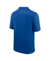 Men's Fanatics Royal New York Islanders Left Side Block Polo Shirt