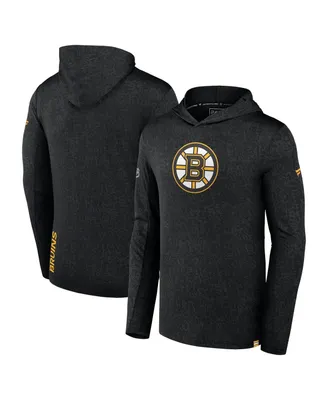 Men's Fanatics Black Boston Bruins Authentic Pro Lightweight Pullover Hoodie