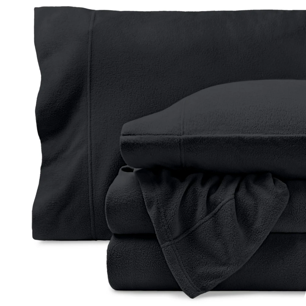 Bare Home Polar Fleece Sheet Set, Split King