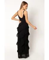 Petal and Pup Women's Ciao Ruffles Maxi Dress