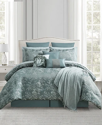 Sunham Harrison Botanical 14-Pc. Comforter Set, King