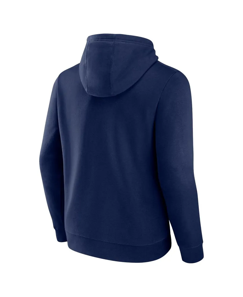 Men's Fanatics Navy St. Louis Blues Authentic Pro Pullover Hoodie