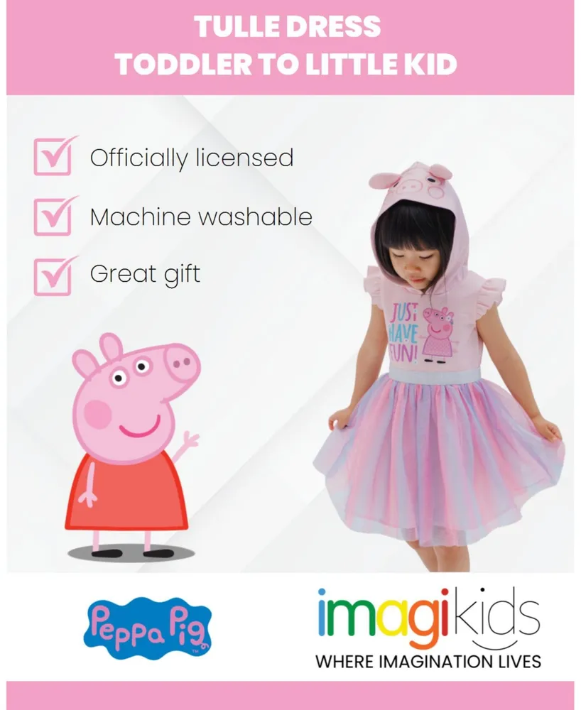 Peppa Pig Little Girls Mesh Tulle Dress