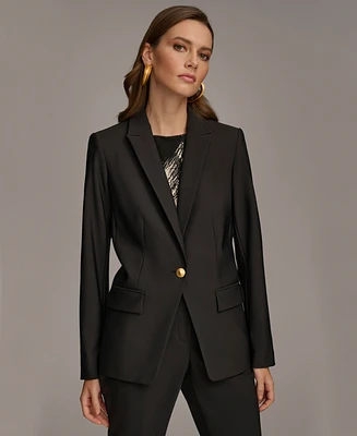 Donna Karan New York Women's One Button Blazer