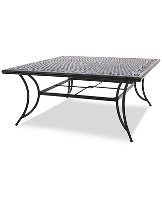 Wythburn Mix and Match 64" Square Cast Aluminum Outdoor Dining Table, Created for Macy's