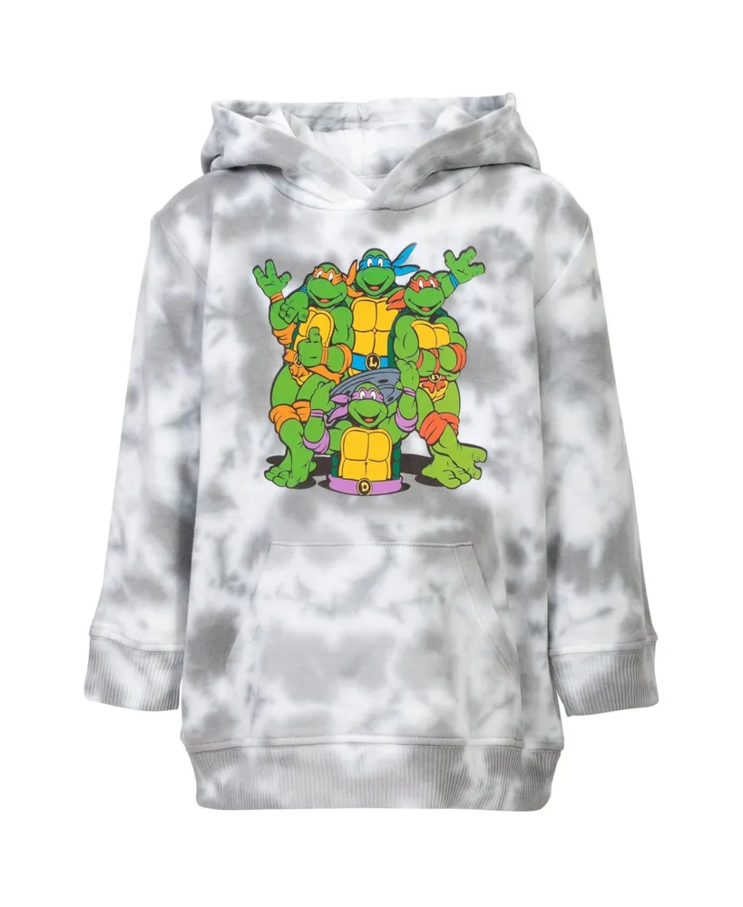 Teenage Mutant Ninja Turtles Toddler Boys Tmnt Leonardo Michelangelo Raphael Fleece Pullover Hoodie