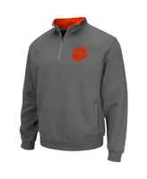 Men's Colosseum Clemson Tigers Tortugas Logo Quarter-Zip Pullover Jacket