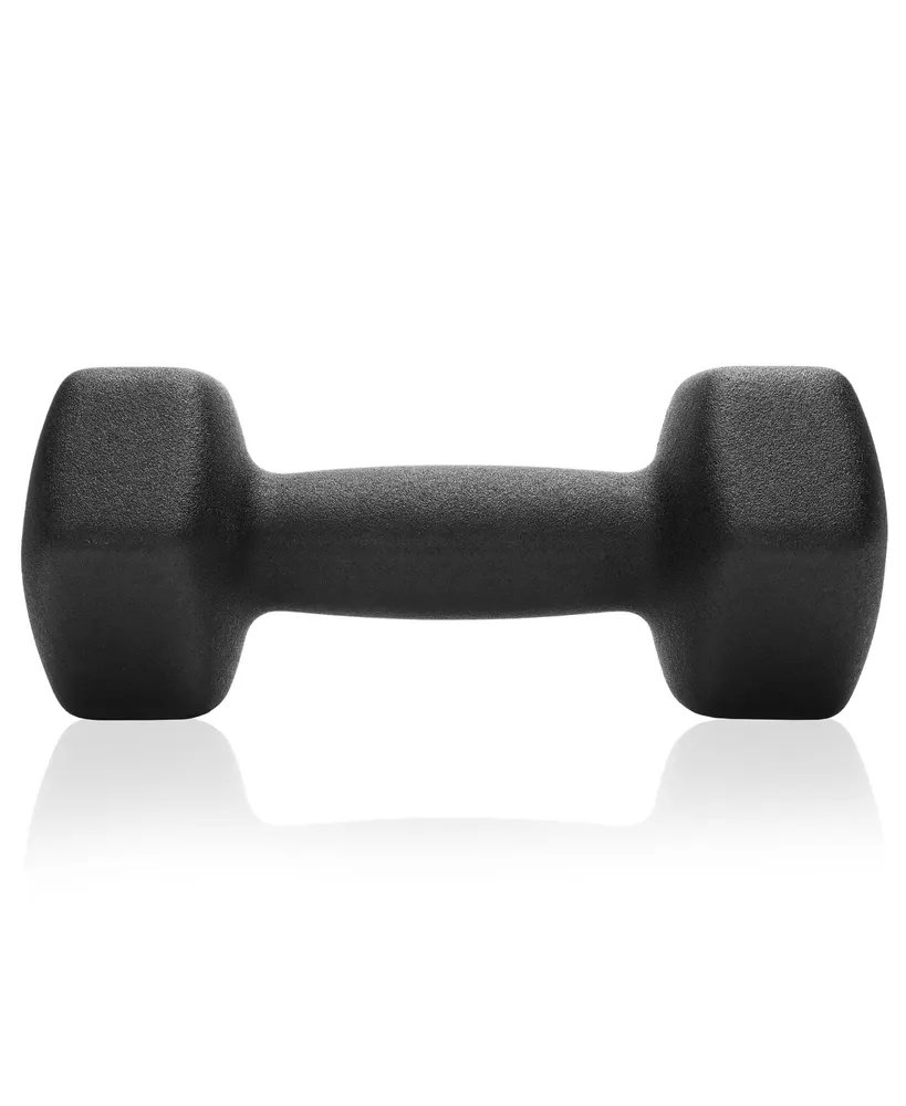 Philosophy Gym Neoprene Dumbbell Hexagon Hand Weights, 10 lb Pair - 20 lb Total