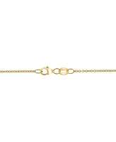 Effy Blue Topaz Fancy-Cut Two Stone 18" Pendant Necklace (8-1/2 ct. t.w.) in 14k Gold