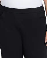 Alfred Dunner Plus Classic Allure Stretch Clamdigger Capri Pant