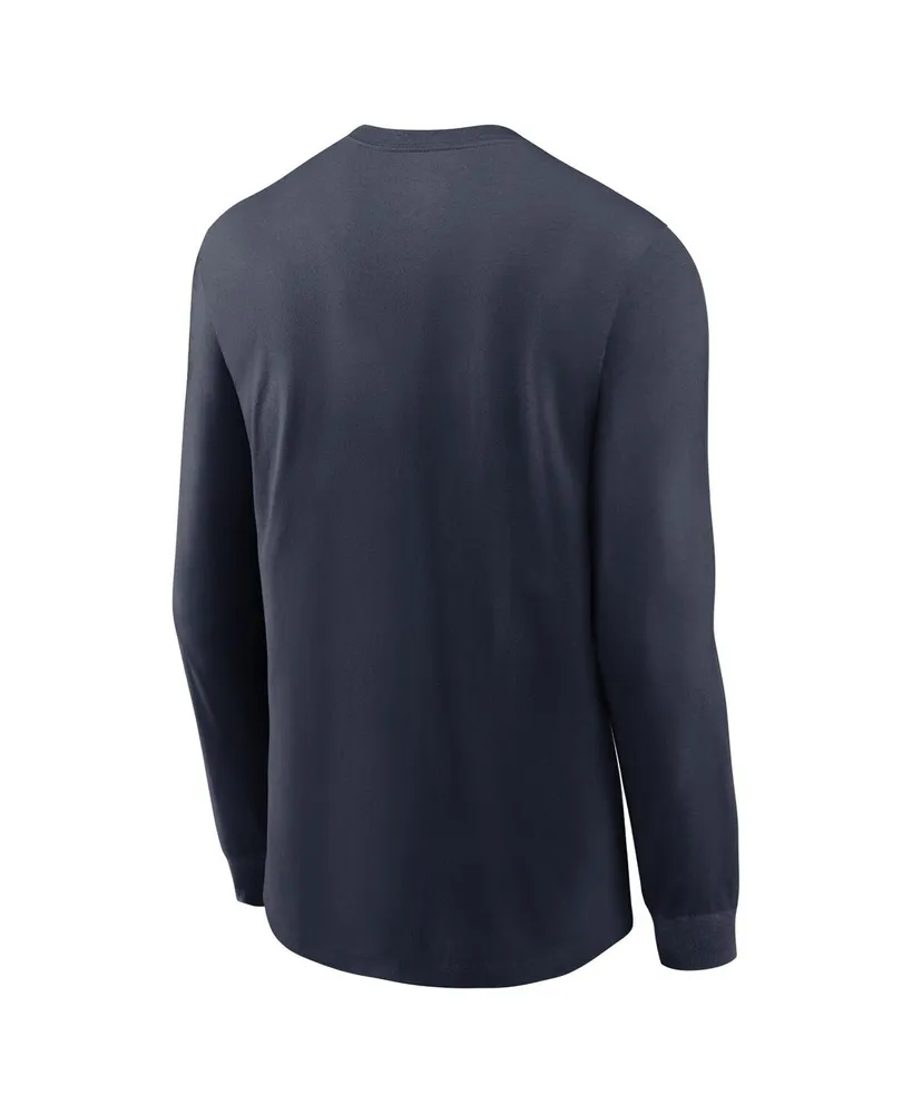 Men's Nike Navy Houston Texans 2023 Afc South Division Champions Locker Room Trophy Collection Long Sleeve T-shirt