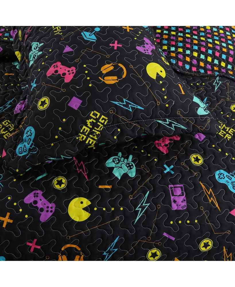 MarCielo Kids Boys Quilt Set Bedspread Coverlet Set A80