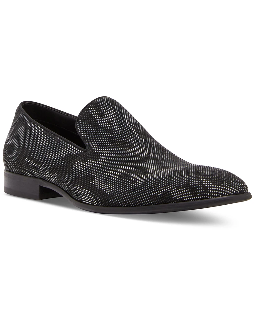 Steve Madden Men's June Camo-Print Smoking Slippers