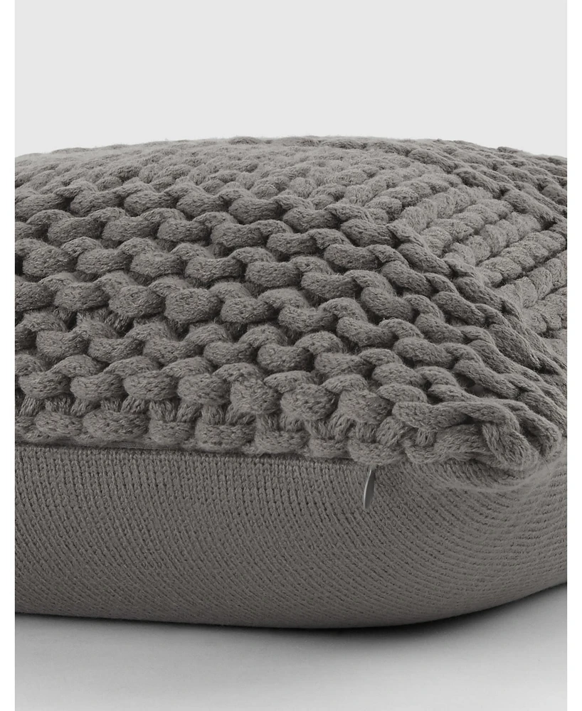 ienjoy Home Cozy Chunky Knit Decorative Pillow, 20" x