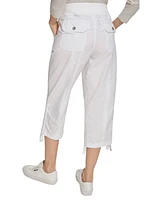 Calvin Klein Women's Convertible Cargo Capri Pants
