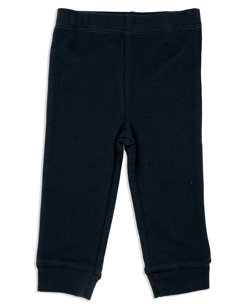 Baby Mode Boys Construction Long Sleeve Bodysuit, Pants and Socks, 3 Piece Set