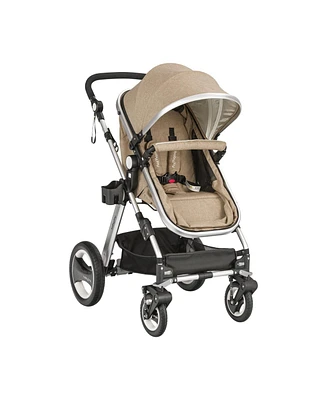 Slickblue Kids Folding Aluminum Baby Stroller Jogger with Diaper Bag