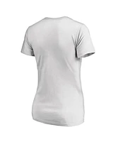Women's Fanatics White Oklahoma Sooners Floral Arched V-Neck T-shirt