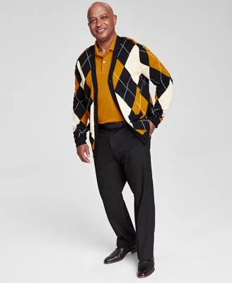Club Room Mens Black Gold Sportswear Created For Macys