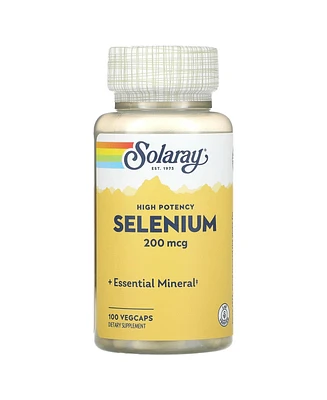 Solaray Selenium High Potency 200 mcg - 100 VegCaps