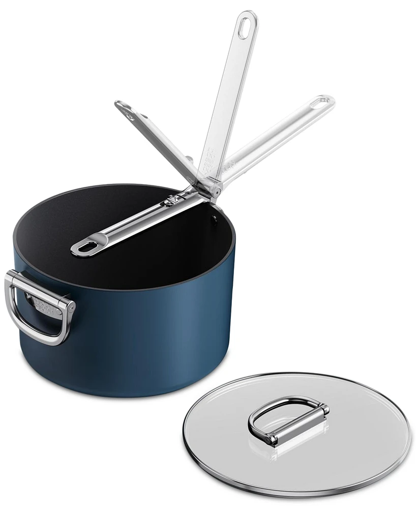 Joseph Joseph Space Ceramic Nonstick 5.4.Qt. Saucepan