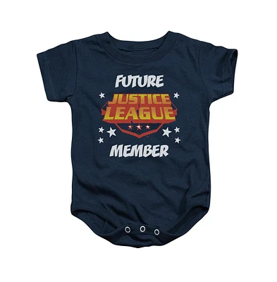 Justice League of America Baby Girls Baby-Girls Future Member Snapsuit