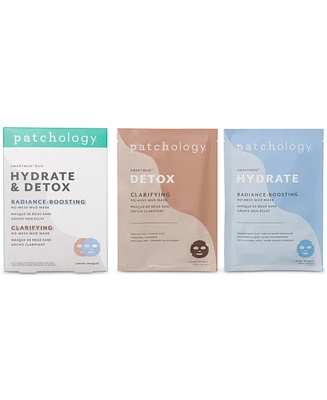 Patchology 2-Pc. SmartMud Hydrate & Detox No-Mess Mud Mask Set