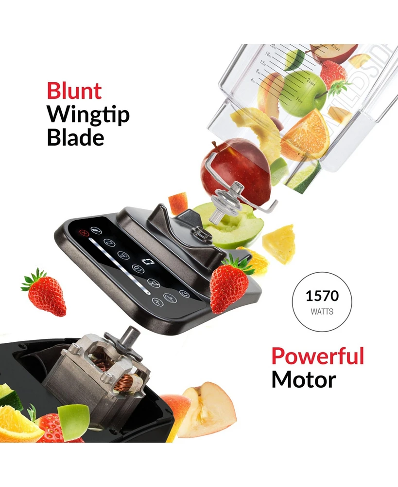 Blendtec Original Designer Series Blender and 90 Oz Wild Side+ Jar - Kitchen Blender Bundle