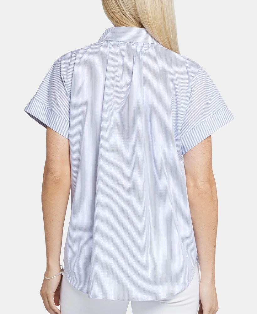 Nydj Women's Maya Collared Blouse Top