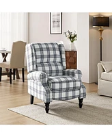 Asikli Manual Recliner with Wingback Design