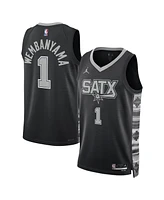 Jordan Brand Unisex Victor Wembanyama Black San Antonio Spurs Swingman Jersey - Statement Edition