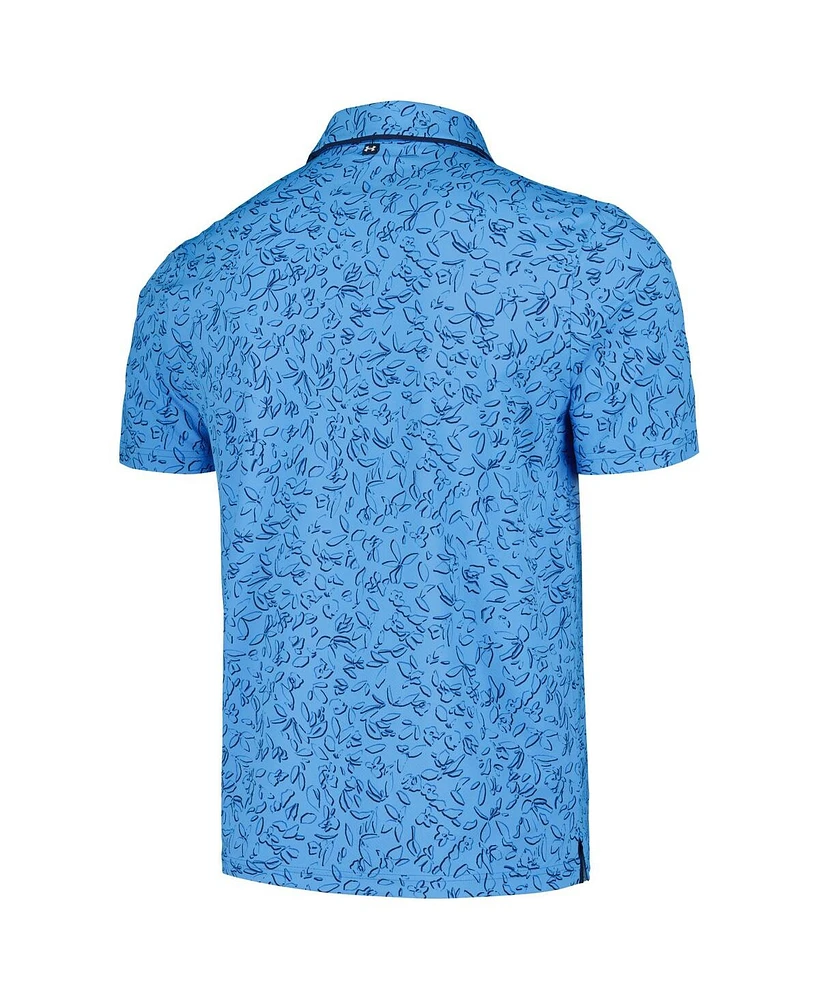 Under Armour Men's Royal The Players Iso-Chill Floral Polo