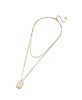 Wear by Erin Andrews x Baublebar Seattle Mariners Dog Tag Necklace