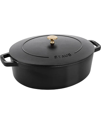 Staub Cast Iron 6.25qt Wide Oval Dutch Oven