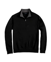 Scott Barber Men's Pima Interlock Zip Mock
