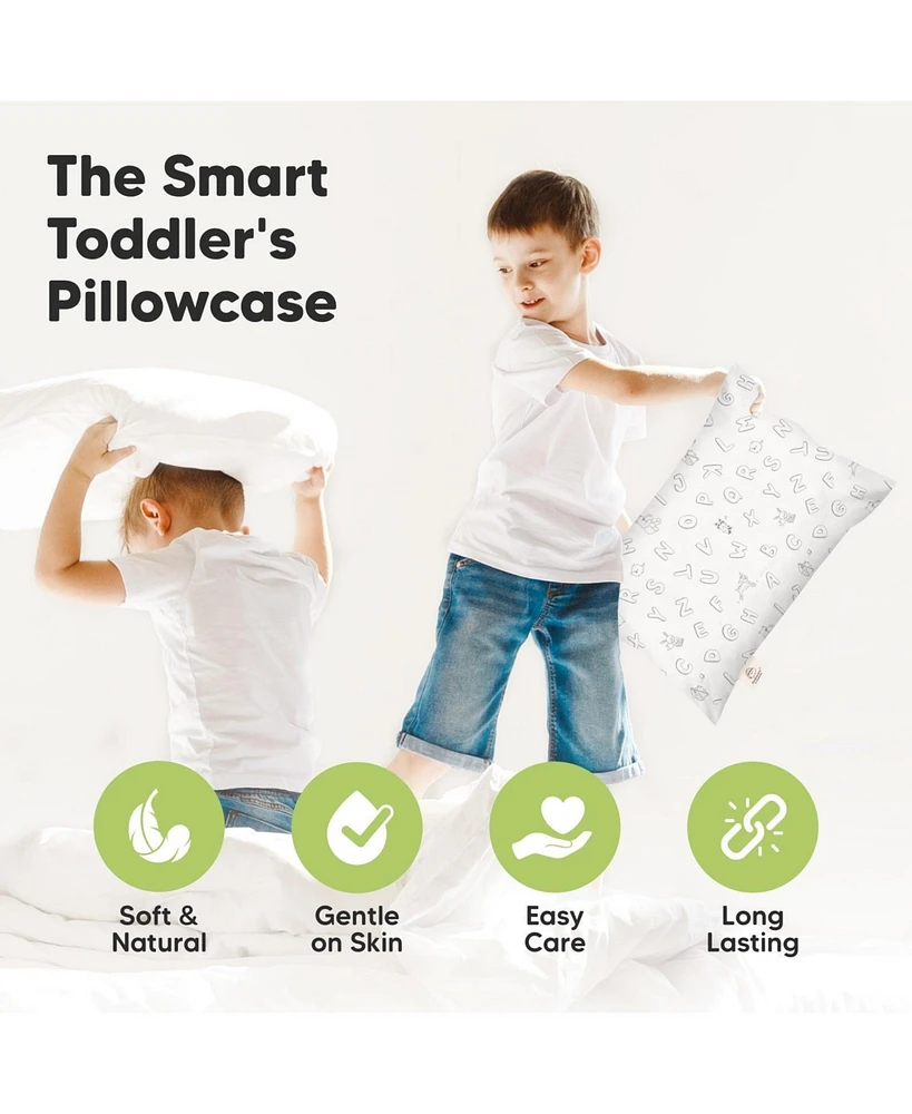 KeaBabies Toddler Pillowcase for 13X18 Pillow Case, Travel Case Cover