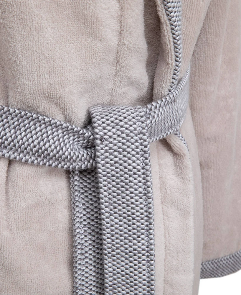 Boss Home Lord Woman's Cotton Velour Shawl Bathrobe
