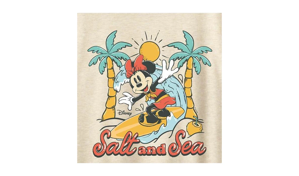 Hybrid Apparel Trendy Plus Minnie Mouse Salt & Sea Graphic Top