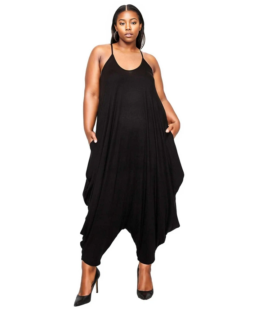 L I V D Plus Quinn Pocket Jumpsuit
