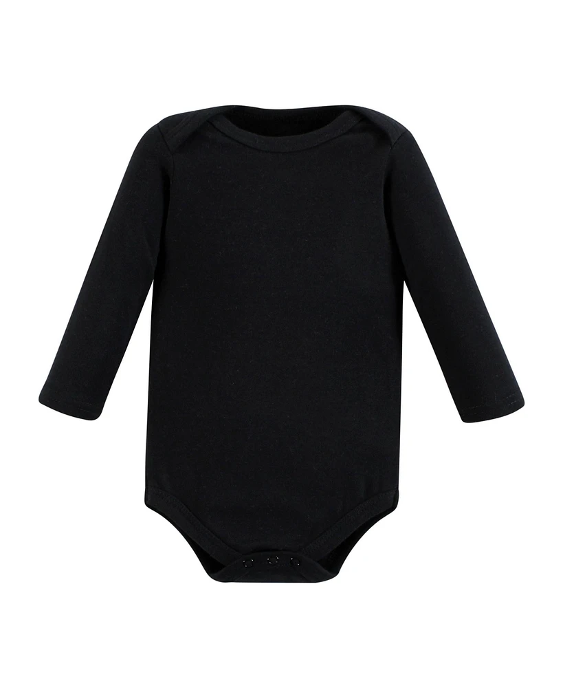 Hudson Baby Baby Boys Hudson Long-Sleeve Cotton Bodysuit Collection 7-Piece Set